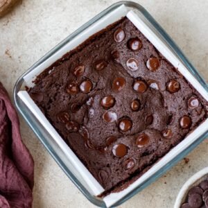 90 second microwave brownie