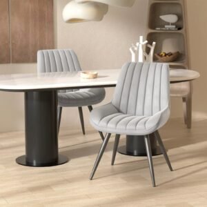 Simple Dining Chairs with Loose Backrest