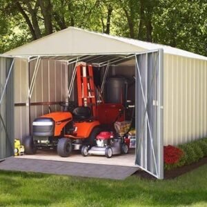 Arrow 10×25 Commander Metal Storage Shed Kit